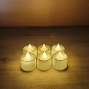 Warm light led candle